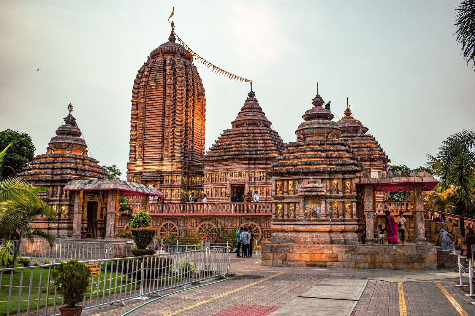 Lingaraj Temple spire in Bhubaneswar